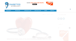 Desktop Screenshot of diabetesaldia.com